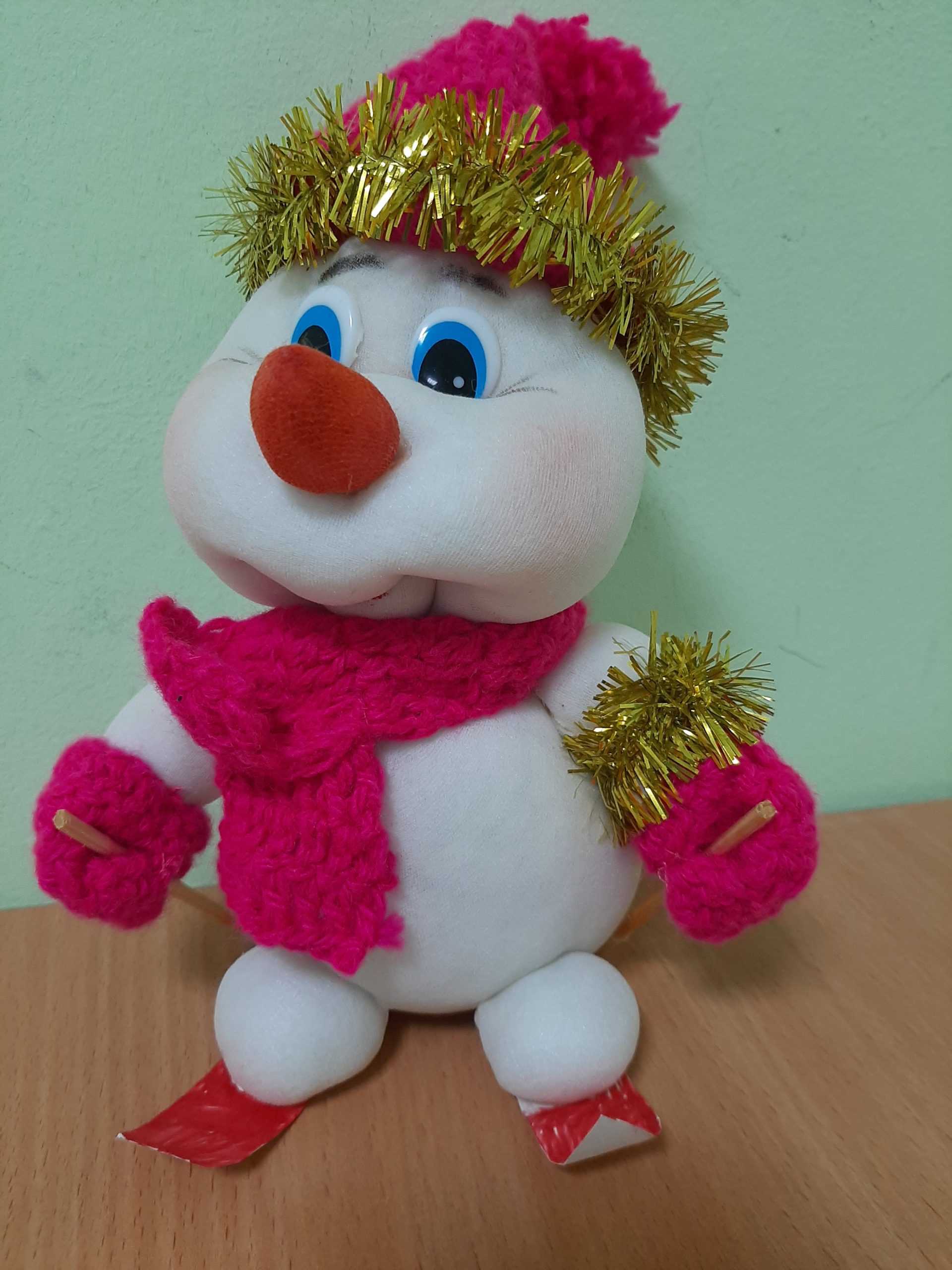 Снеговик почтовик поделка