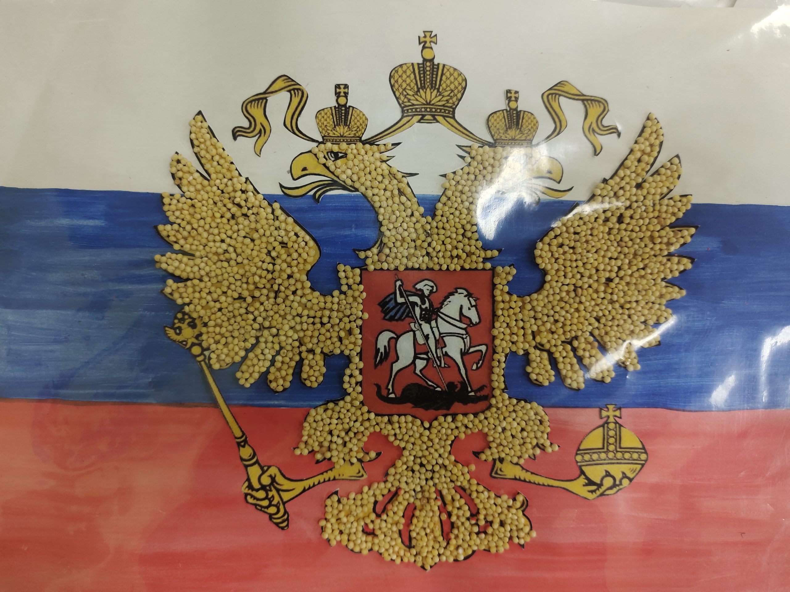 Поделка герб россии