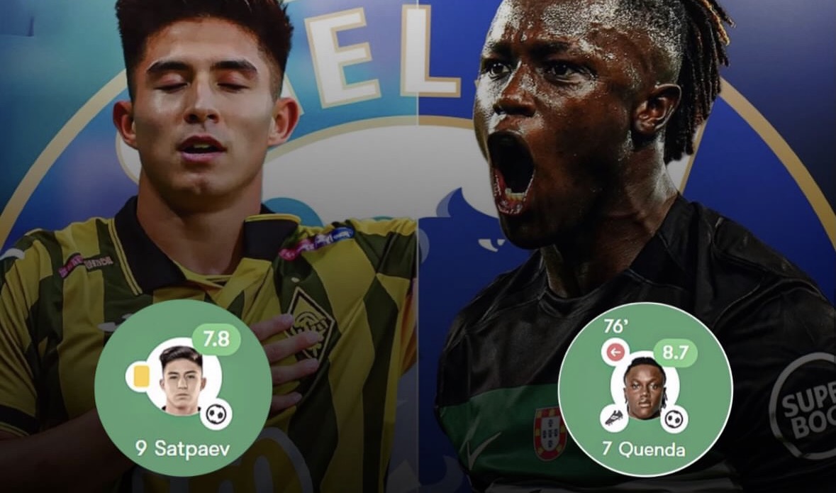 Мынаны бөлісуді жөн көрдім… Сәтпаев пен Квенда екеуі де осы аптада бір күнде гол соқты…