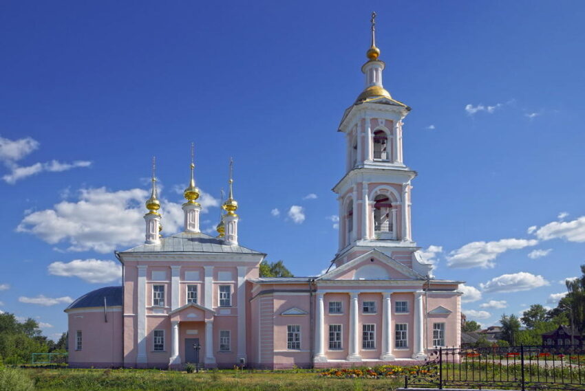 Церковь в честь Вознесения Господня в. г. Кимры
