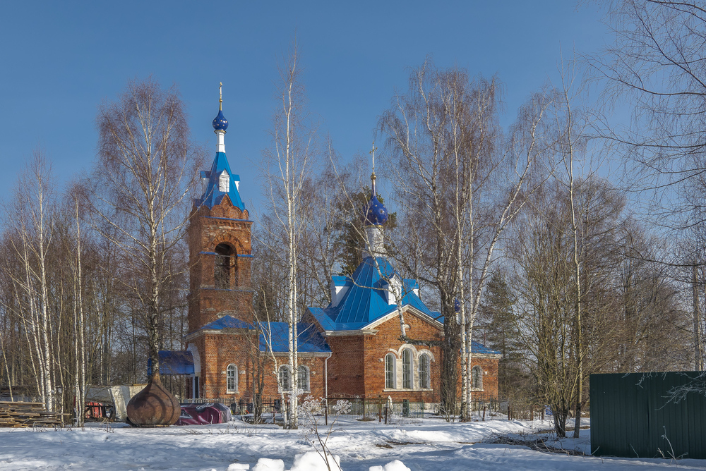 Церковь в честь Грузинской иконы Божией Матери в д. Горбасьево