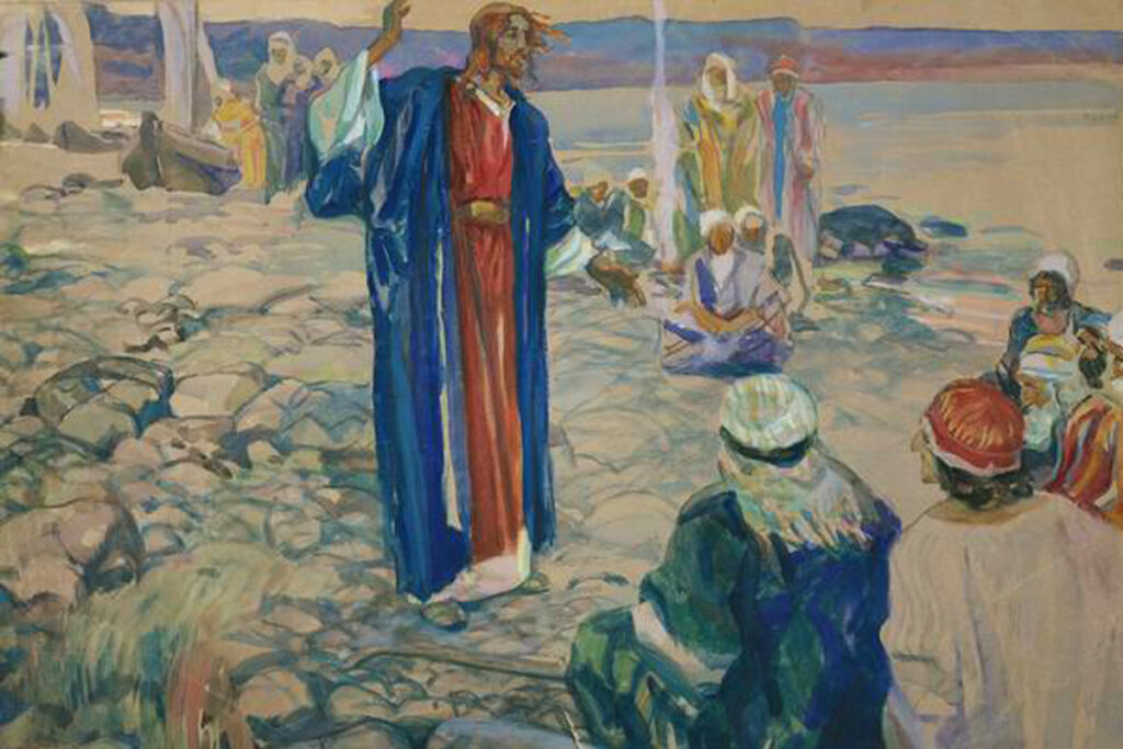 Наставление апостолам. С.В. Беклемишев. Музей храма Христа Спасителя