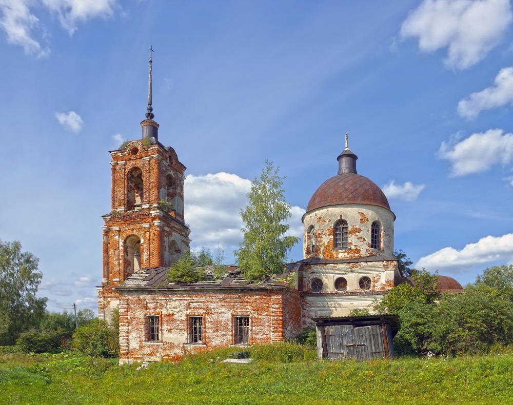 Церковь в честь зачатия Святой Анны в д. Зобнино