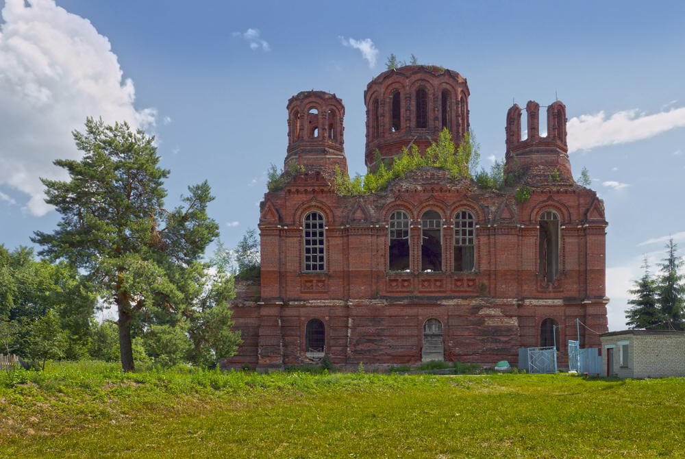 Собор Троицы Живоначальной Ильинского Свято-Троицкого монастыря в д. Ромашкино