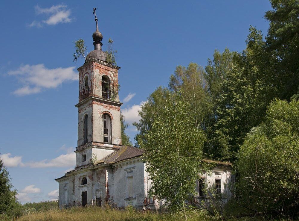 Церковь в честь Преображения Господня в д. Спас на Сози