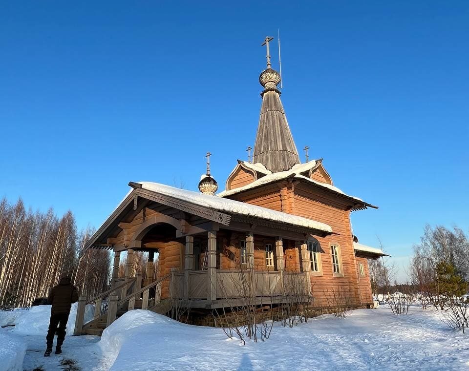 Храм в честь Благовещения Пресвятой Богородицы в д. Мыслятино