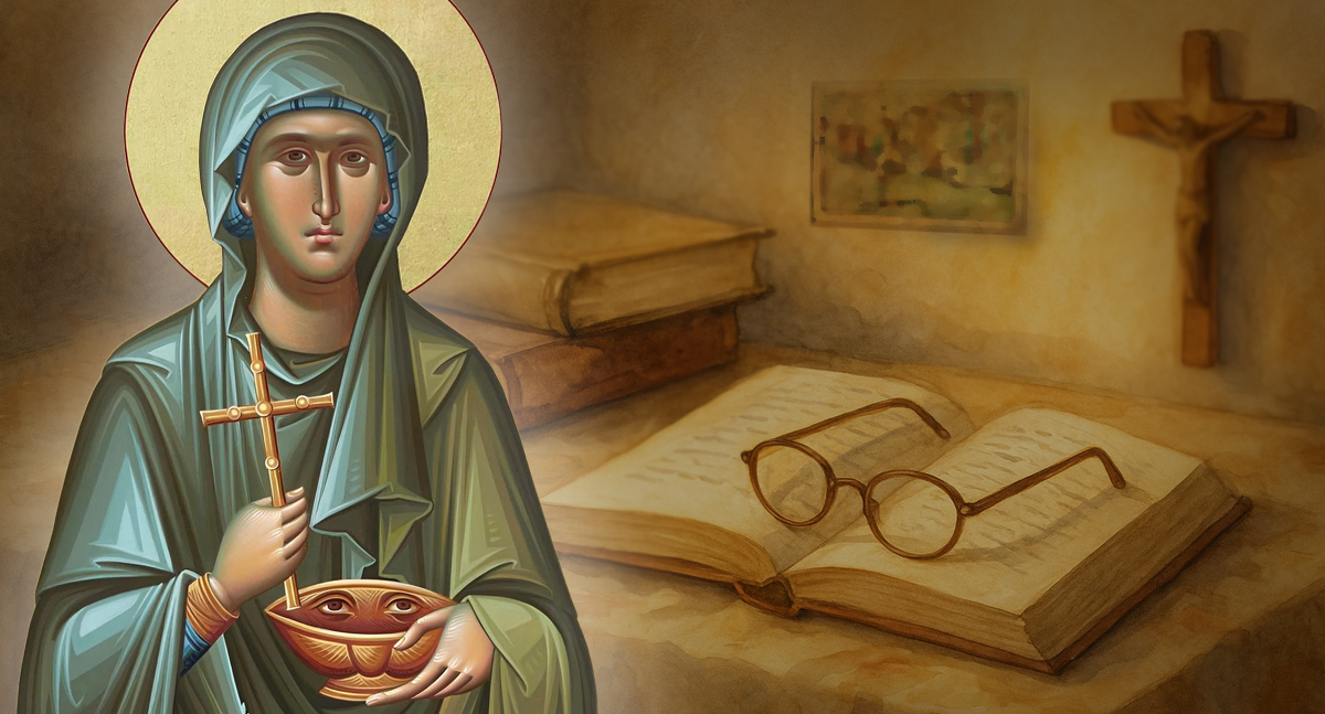 Почему святая Параскева изображается на иконах с глазастой чашей